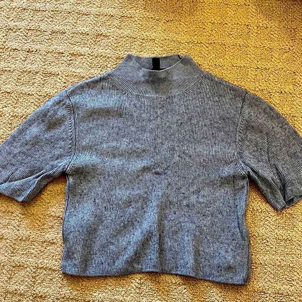 Top shop knit short sleeve crop top